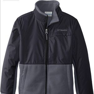 Used Columbia Boys Steens MT Overlay Fleece Jacket